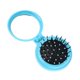 thumbnail image 5 of Cepillo de pelo pequeño con espejo, peine de masaje para el cabello, espejo de viaje redondo plegable, mini portátil para mujeres y niñas , azul Zulema cepillo de pelo, 5 of 8
