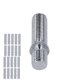 thumbnail image 4 of Perno de conversión de rueda de 20 piezas, adaptador de tornillo de rueda de vástago de 50mm de longitud y 33mm de repuesto para Mercedes-Benz M12x1.25 a M12x1.5, 4 of 14