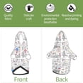 thumbnail image 6 of Honeii America Landmarks2 Print Small Dog Hoodies Pet Hooded Sweatshirts Fall Winter Puppy Cat Sweaters Warm Clothes for Small Dogs Outfits Costume-X-Small, 6 of 7