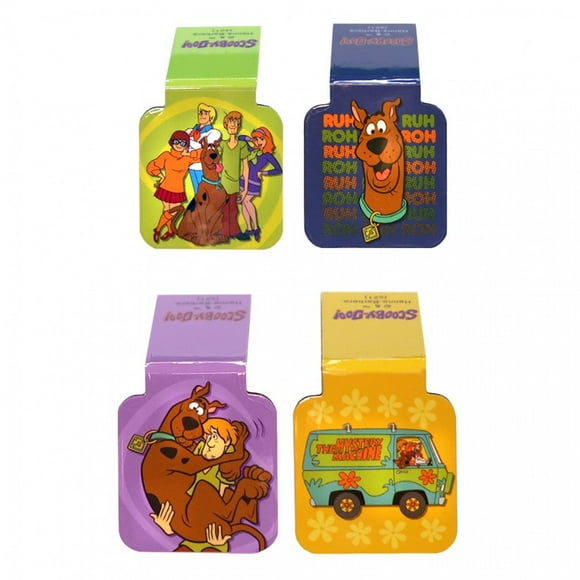 Scooby-Doo Gang Ensemble de 4 Marque-Pages Magnétiques