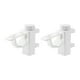 thumbnail image 1 of 2 soportes para barra de cortina, ganchos flexibles sin necesidad de taladrar, universales, para sala de estar, baño y armarios., 1 of 9