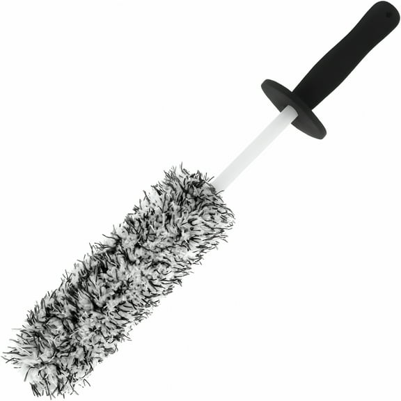 ACDANC Car Wheel Cleaning Brush,Long Soft Bristle Rim Brush,Rim Tire Detailing Brush for Cleaning Wheels,Rims,Exhaust Tips,Motorcycles
