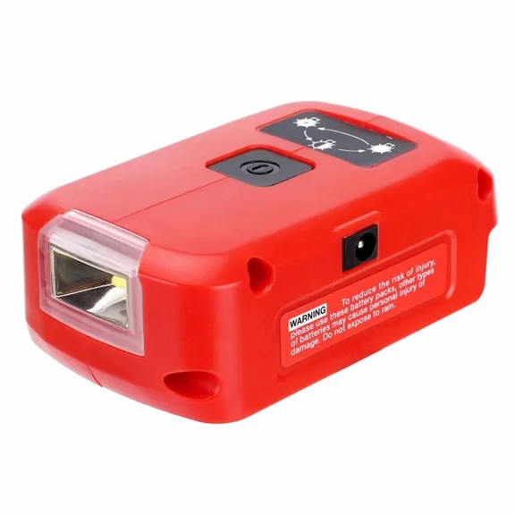 Battery Adapter for Craftsman 14.4v-20v Li-ion Battery with Dual USB Work Light