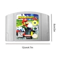 thumbnail image 3 of Tarjeta De Cartucho De Juegos Versión de EE. UU. Tarjeta de versión de serie para N64 (Mario Kart 64), 3 of 7