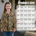 thumbnail image 7 of Uorisanigo Girls Half Zip Pullover Sweatshirt Soft Lightweight Camo Hunting Print Long Sleeve Lapel Zipper Sweatshirt Size 9-10 Oversized Workout Shirts Athletic Tops Fall Trendy Clothes, 7 of 7
