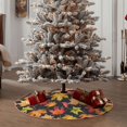 thumbnail image 4 of Sikiie Colorful Maple Leaves Christmas Tree Skirt, Christmas Tree Decorations, Christmas Decor, Tree Mat Decoration(30-48IN)-30", 4 of 6
