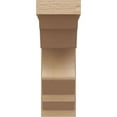thumbnail image 2 of 10"W x 20"D x 30"H Classic Sheridan Rough Cedar Woodgrain TimberThane Corbel, Primed Tan, 2 of 6
