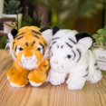 thumbnail image 5 of Muñecos de peluche de peluche con forma de tigre kawaii de simulación, 5 of 5