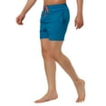 thumbnail image 5 of NOMADIC NOOK Men's Summer Cool Solid Color Drawstring Waist Beach Swimming Trunks 2 Pack, 5 of 6