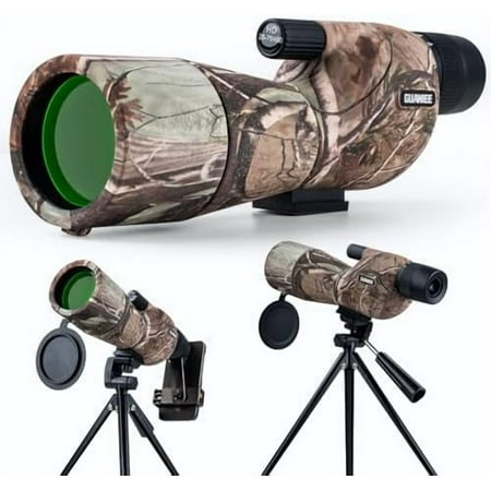 25-75×60 Spotting Scope for Target Shooting with Tripod Carrying Bag and Phone Adapter Spotter Scope for Bird Watching Wildlife Viewing Hunting Camo$$Other