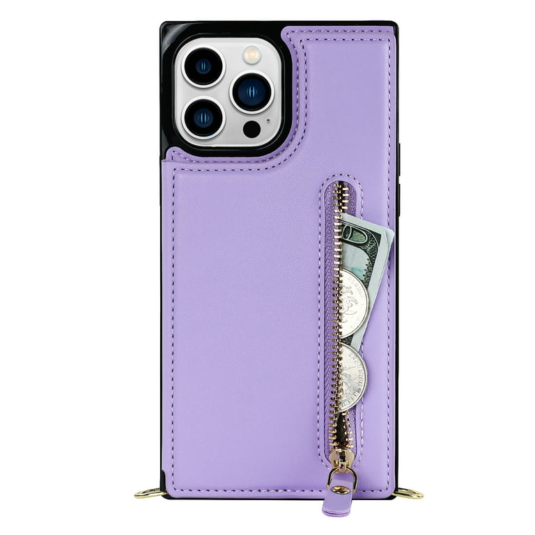 K-Lion Compatible with iPhone 14 Pro Wallet Case, Luxury Card