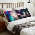 thumbnail image 4 of Honeii Modern Abstract Colorful Skull B Print Long Body Pillowcase 20x54 in,Body Pillow Cover with Zipper,Large Body Pillowcase,Soft Bed Decorative, 4 of 7