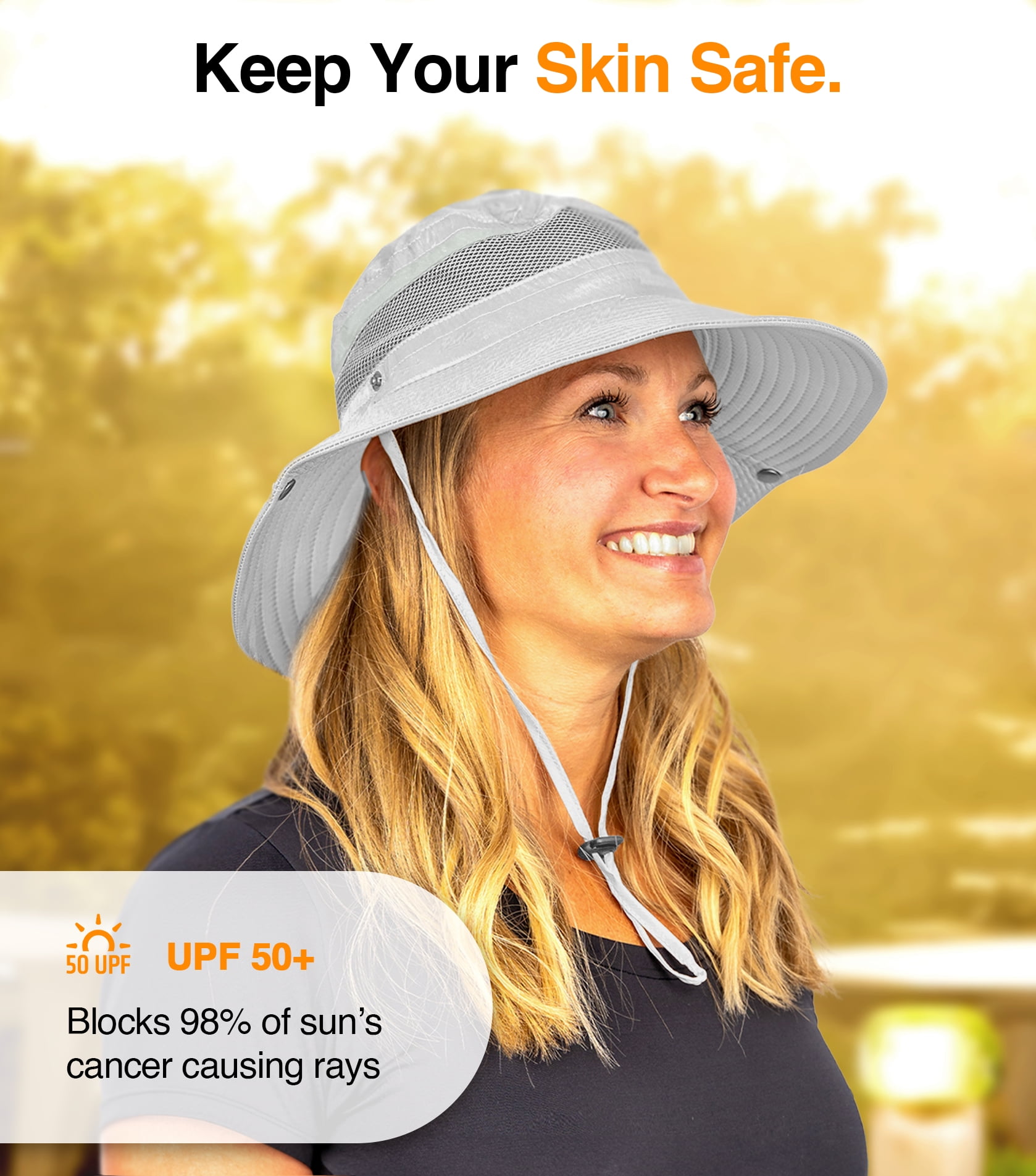 GearTOP Wide Brim Sun Hat for Men and Women - Mens Bucket Hats
