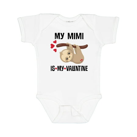 

Inktastic My Mimi Is My Valentine Boys or Girls Baby Bodysuit