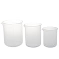 thumbnail image 1 of Vaso de plástico transparente de 150, 250 y 500 ml. 3 uds. Vaso medidor., 1 of 4