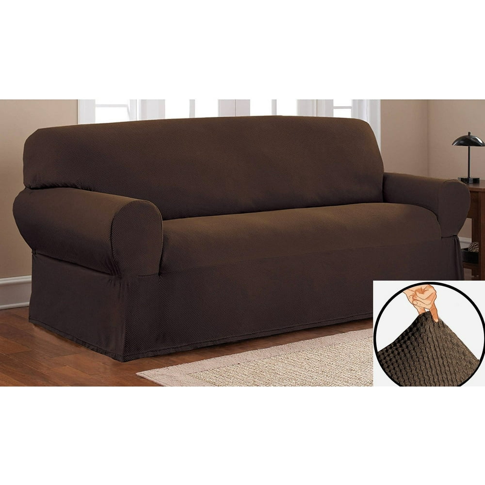 Orly'sDream Heavy Duty Stretch Form Fit Pique Fabric Sofa Slipcover set