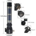 thumbnail image 2 of Sakeen 4- Pack Car Emergency Tool Solar LED Rechargeable Flashlight Torch 300 Lumen Survival Camping Light -, 2 of 2