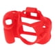 thumbnail image 3 of Caja De carcasa Del Cuerpo De Cámara, Fun Protectora De carcasa De Cámara De Goma De Silicona Suave Para Cámara Digital rojo shamjiam Funda de silicona para cámara DSLR, 3 of 8