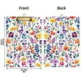 thumbnail image 5 of FORMRS Acrylic Clipboard with Low Profile Clip Standard A4 Letter Size, 12.5" x 9", Purple Wildflower Pattern, 5 of 8