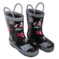 thumbnail image 2 of Foxfire FOX-600-94-9 Childrens Black Pirate Rain Boot - Size 9, 2 of 5