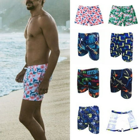 Fashion sexy loose casual men;acute;s quick-drying swimming trunks new print (Best Summer Camp Trunks)