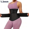 thumbnail image 1 of Cinturón adelgazante entrenador de cintura para mujer, cinturón moldeador de cuerpo reforzado con cremallera ajustable para el sudor, 1 of 6