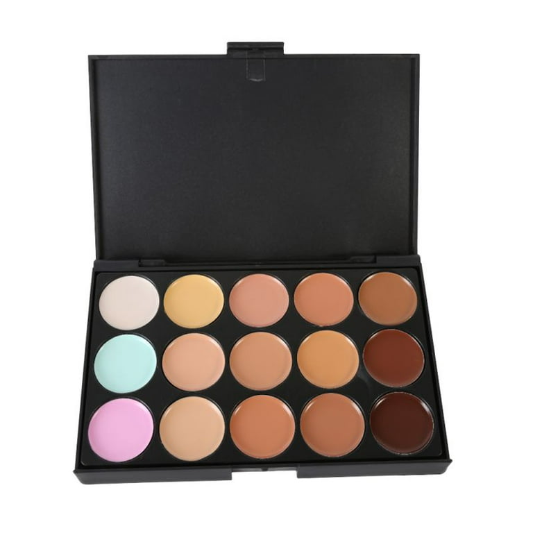 Rund Gladys røgelse Professional 15 Colors Cream Concealer Camouflage Makeup Palette Contouring  Kit - Ideal for Professional and Daily Use - Walmart.com