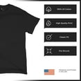 thumbnail image 4 of Tee Hunt First in Last Out T-Shirt Fire & Rescue FD American Firefighter Mens Shirt, Black, 4X-Large, 4 of 5