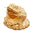 thumbnail image 2 of Estatua de rana de dinero, decoración Feng Shui, adorno de escritorio, , artesanía, escultura de prosperidad para dormitorio, mueble de TV Estilo A, 2 of 8
