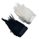 thumbnail image 2 of 1/3M 10-15cm Plumas de faisán blancas y negras Adornos de plumas Flecos Fiesta Bodas Cintas Manualidades Navidad Decoración del hogar, 2 of 5