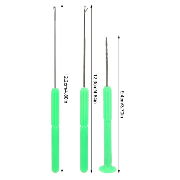 3 Set Carp Fishing Rigging Bait Needle Tool Harpoon Needle+Latch  Needle+Drill Kit 