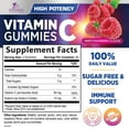 thumbnail image 5 of Vitamin C Gummies - 100% of Daily Vitamin C & Sugar Free - Immune Support with Powerful Antioxidants - Nature's Vegan VitaminC Dietary Supplement - Raspberry Flavor for Kids & Adults - 120 Gummies, 5 of 11