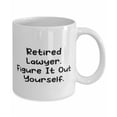 thumbnail image 2 of Cool Lawyer Gifts, Retired Lawyer. Figure It Out Yourself, Appreciation 11oz Mug For Coworkers, Cup From Boss, 2 of 6