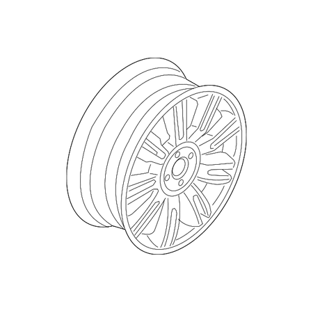 Genuine OE Mini Wheel, Alloy - 36-11-6-791-931