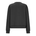 thumbnail image 4 of JGGSPWM Womens Full Zip Up Cardigan Lightweight Comfort Casual Solid Color Long Sleeve Sweatshirt Coat with Pocket Gray XL, 4 of 6