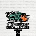 thumbnail image 5 of Handmadetneonsign Waste Collector Metal With Stake, Driver Metal Sign, Grave Marker, Metal Yard Stake 65650, 5 of 5