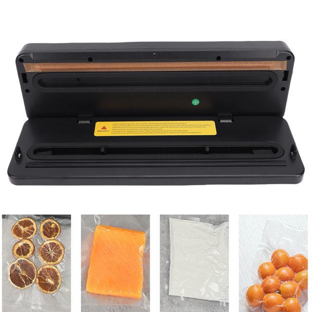 Machine de Scellage sous Vide avec Coupeur, 120W Scelleuse Automatique sous Vide pour Aliments Système de Conservation sous Vide Compact pour Cuisine Maison
