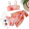 thumbnail image 2 of AWZXDE Swimsuit For Girls Two Piece Tankini With High Waist Bottoms And Rash Guard Swimsuit For Beach, 2 of 7