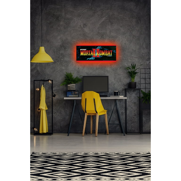 Arcade1up Mortal Kombat II Light Up Wall Mounted Marquee Arcade1up Mortal Kombat II Light Up Wall Mounted Marquee