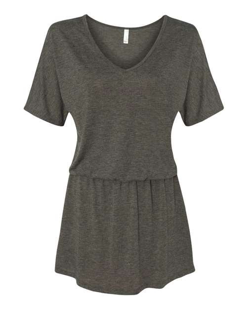 bella canvas flowy v neck