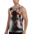 thumbnail image 2 of Pofeuu Shadows Behind Print Men's Workout Tank Tops Sleeveless Muscle Gym Shirt Quick Dry-Medium, 2 of 7