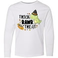 thumbnail image 3 of Inktastic Halloween Trick Rawr Treat with Dinosaur Long Sleeve Youth T-Shirt, 3 of 5