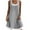 Gray, variant on Blouses For Women, Linen Shirt Dress Casual Basic Tank Summer Beach Midi Sundresses Loose Crewneck Sleeveless Plus Size T Shirt Dress