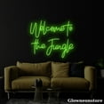 thumbnail image 3 of Glowneon Welcome To The Jungle Neon Sign, Welcome To The Jungle Led Sign, Custom Motivation Quotes, 3 of 5