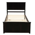 thumbnail image 4 of Twin Size Platform Storage Bed Frame, 2 drawers with wheels, Save Space, No Box Spring Needed, 4 of 7