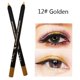 thumbnail image 1 of Delineador de ojos mate, lápiz delineador de labios 2 en 1, resistente al agua, brillo de larga duración, No florece, fácil de usar, maquillaje de ojos negro y verde, cosmético （16, 1 of 5