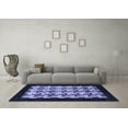 thumbnail image 3 of Ahgly Company Indoor Rectangle Abstract Blue Modern Area Rugs, 2' x 3', 3 of 4