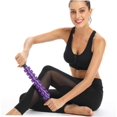thumbnail image 3 of 9 Roller Sore Neck Roller Hamstring Roller Stick Massage Roller Stick Muscle Rolling Stick Full Body Massager Plastic Yoga RollerRoller Plastic Roller Relax Roller Tool, 3 of 5