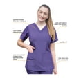 thumbnail image 3 of Adar Pro Scrubs For Women - Elevated V-Neck Scrub Top, 3 of 7