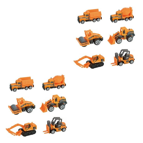 Vogacara Coche de juguete de aleación de 6 piezas, vehículos de transporte portátiles alimentados por fricción, conjunto educativo para niños y Type1 NO1 Vogacara CBP185128